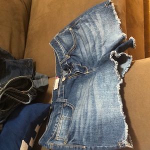 Denim shorts